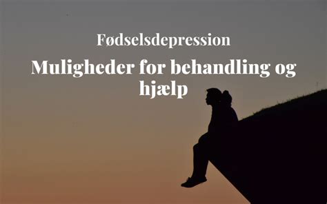 Behandling af fødselsdepression