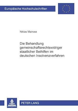 Behandlung gemeinschaftsrechtswidriger staatlicher beihilfen im deutschen insolvenzverfahren. - Service manual for cat 3412 generator set.
