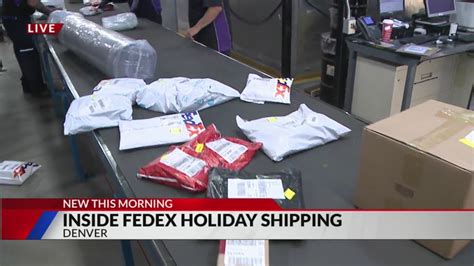 Behind-the-scenes at FedEx during busy shipping season