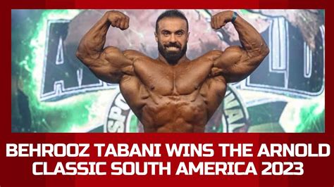 Behrooz Tabani Will Compete At the Arnold South America