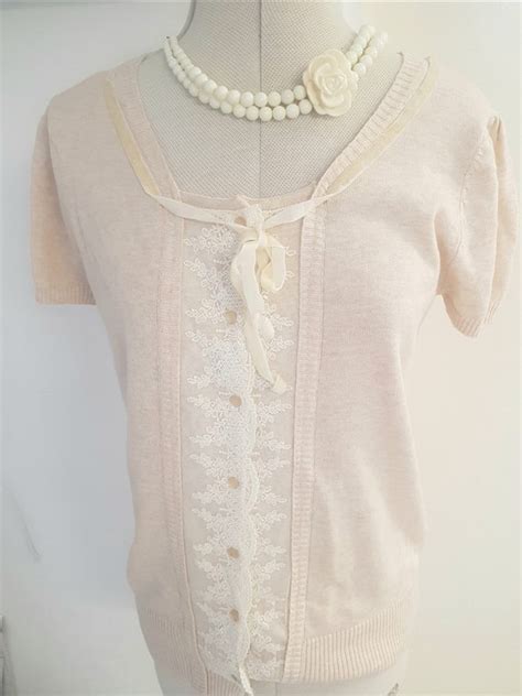 Beige Lace Cardigan - Etsy