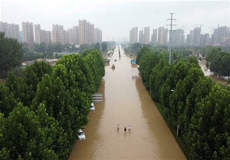 Beijing records 29 inches of rain from Saturday to Wednesday, its most in at least 140 years