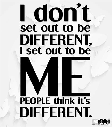 Being Different Is Being Normal
