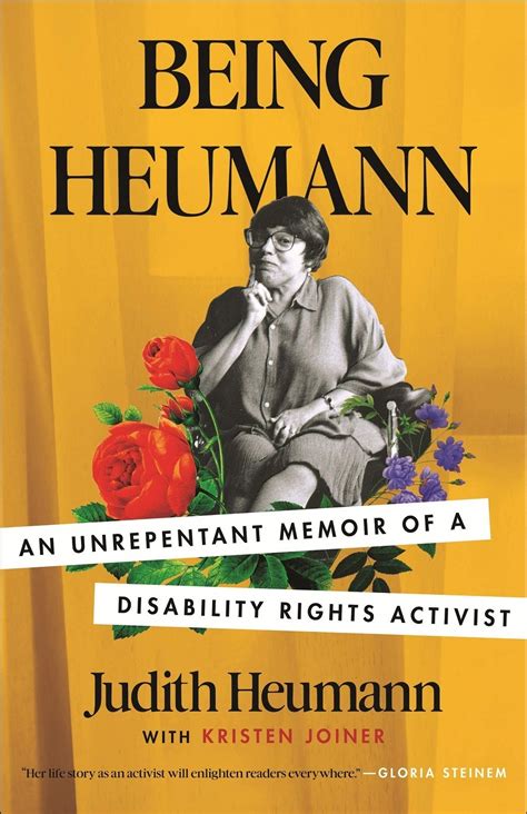 Read Online Being Heumann An Unrepentant Memoir Of A Disability Rights Activist By Judith Heumann