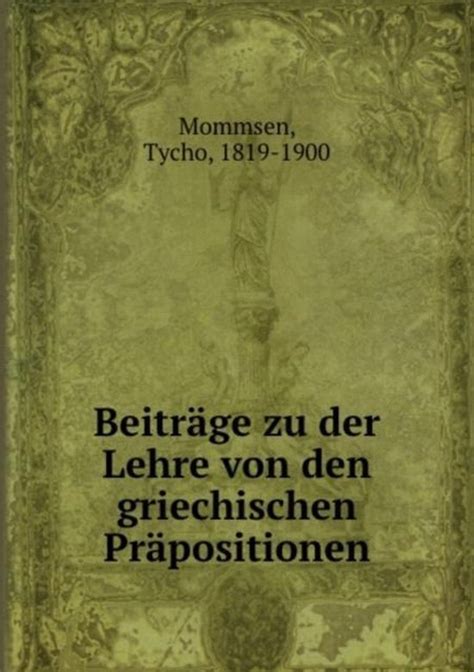 Beiträge zu der lehre von den griechischen präpositionen. - Handbuch für mini mac 3200 kettensäge.