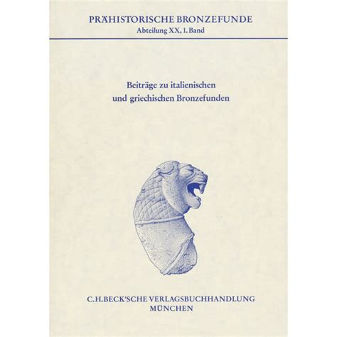 Beiträge zu italienischen und griechischen bronzefunden. - Marketing research 9th edition study guide.djvu.