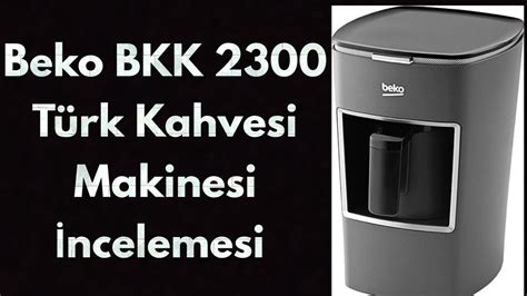 Beko türk kahvesi makinesi kullanım kılavuzu