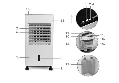 Beldray EH3187 6 Litre Purifying Portable Air Cooler Instruction Manual