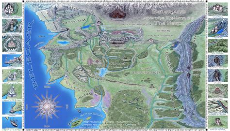 Beleriand and Realms of The North by Sirielle on DeviantArt