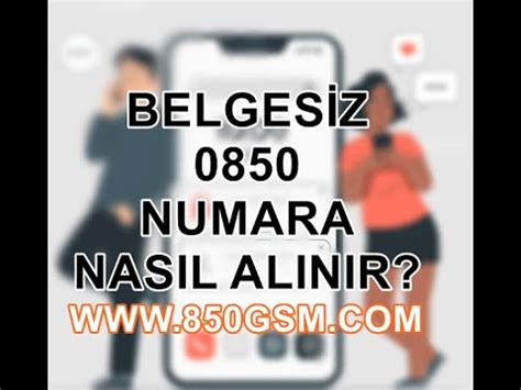 Belgesiz 0850 Numara & Sanal VoIP Hattı – Anında Aktif CeoGSM.