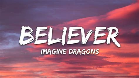 Believer lyrics youtube. Imagine Dragons - Believer (Lyrics)Believer by Imagine Dragons lyric video🌟Subscribe to our channel and turn on the notification for more chill vibes Check ... 