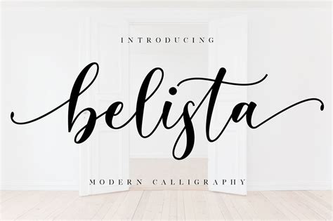 Belista Elegant Script Free Download Free Script Fonts