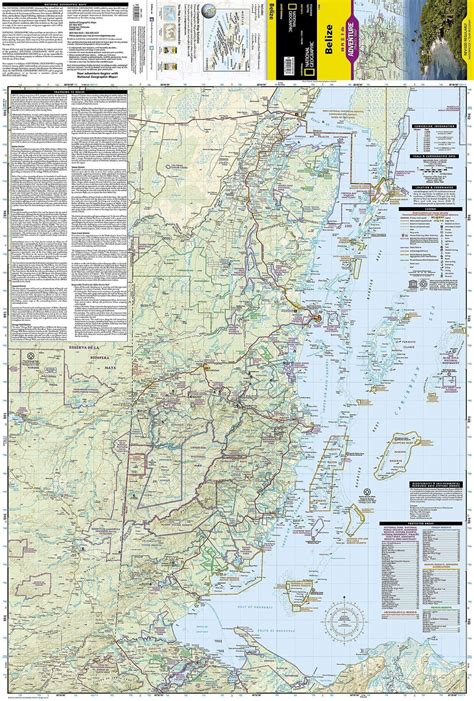 Download Belize National Geographic Adventure Map Adventure Map Numbered By Not A Book