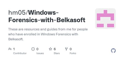 Belkasoft windows forensics.  - hm05/Windows-Forensics-with-Belkasoft Join Belkasof...
