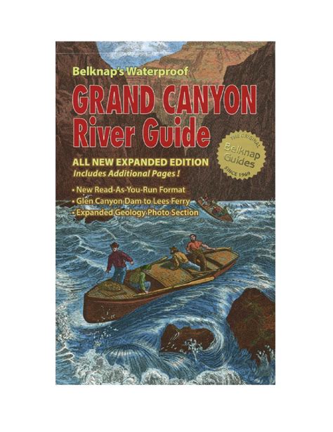 Belknaps waterproof grand canyon river guide all new color edition. - Como hacer regalos y objetos con telas.