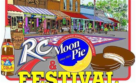 Each year, the small town of Bell Buckle, Tennessee, hosts a Moon Pie and RC Cola festival a mandatory stop for any Southerner with a sweet tooth. ... Hence the RC Cola and MoonPie Festival was .... 