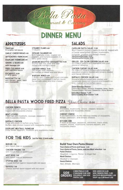  View 734 reviews of Bella Pasta 2500 Ridgeway Ave, Rochester, NY, 14626. Explore the Bella Pasta menu and order food delivery or pickup right now from Grubhub ... . 