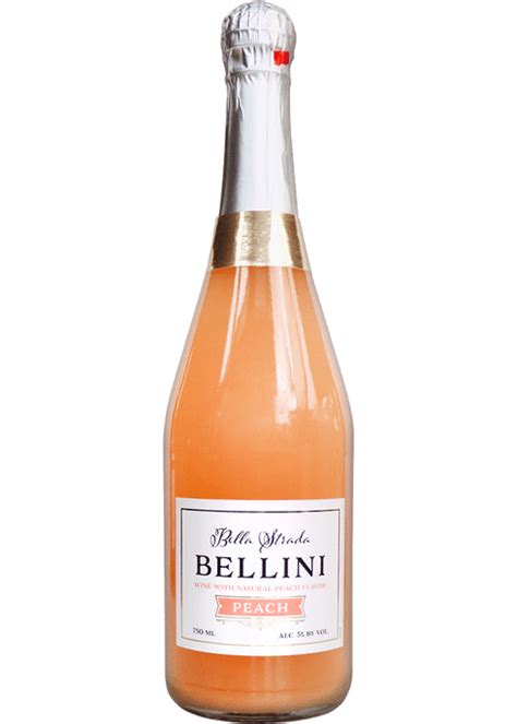Bella strada. The Bella Strada Bellini flavor profile is one that you won’t soon forget, thanks to its unique taste and smooth finish. The Bella Strada Bellini is a blend of white peach puree, prosecco, and a touch of raspberry juice. This combination gives it a sweet yet tangy taste that’s perfect for any occasion. 