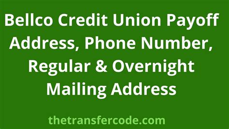 Email Credit Union. Address: Bellco CU 120th Huron Branch 12101 Huron Street Westminster, CO 80234 ( Map | Hours) Phone: (800) 235-5261. Charter Number: 68437. Bellco Routing Number: 302075018..