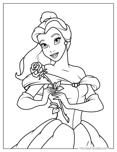 Belle Coloring Page