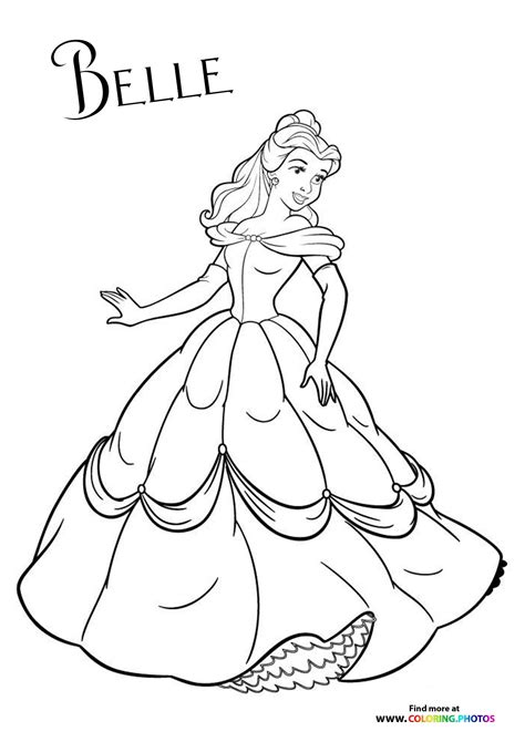 Belle Disney Coloring