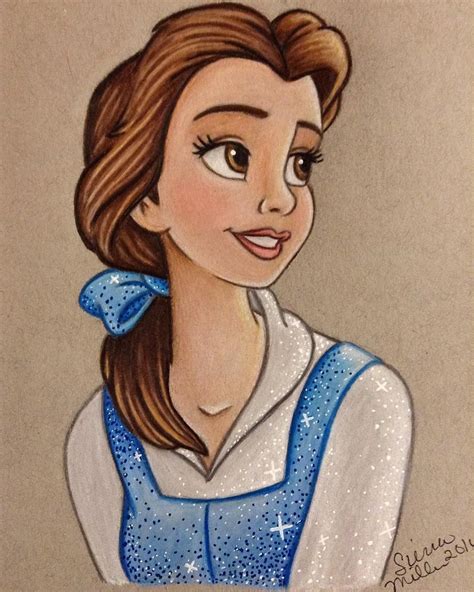 Belle Disney Drawing