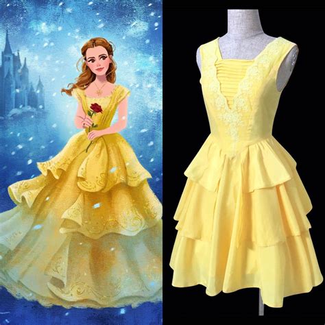Belle inspired dress womens. READY TO SHIP Belle Cospaly Costume Beauty and the Beast Disney Inspired Halloween Costume Adult Yellow. (3k) $213.75. $225.00 (5% off) FREE shipping. Belle Inspired Bright Gold Corset **with black bias tape unless messaged otherwise!**. Beauty and the Beast, Steampunk Victorian Cosplay. (1.9k) $215.00. 