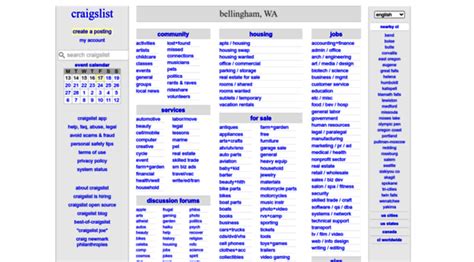 Bellingham craigslist jobs. craigslist provides local classifieds and forums for jobs, housing, for sale, services, local community, and events 