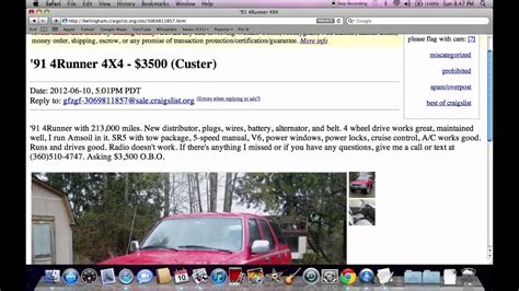 Once you find your dream car, head to the dealer with confidence and tell them youre pre-qualified on CarGurus. . Bellinghamcraigslist