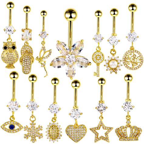 Belly ring piercing prices. Silver Marquise Cubic Zirconia Flower and Petals Belly Ring. Find the hottest styles of belly rings at the lowest prices! Beautiful belly button rings in 1,000's of styles. Shop for rose gold belly rings, dangle belly rings, crystal belly rings, natural stone belly rings and more! We have the latest styles for your navel piercing so shop now to ... 