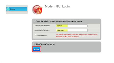 Belong admin login.  How to set up your modem Step A You&rsquo;ll need power to get sta...
