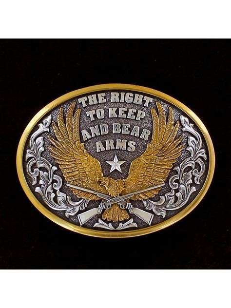 Belt Buckle - Nocona - The Right to Keep and Bear Arms eBay