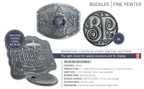 Belt Buckle Catalog