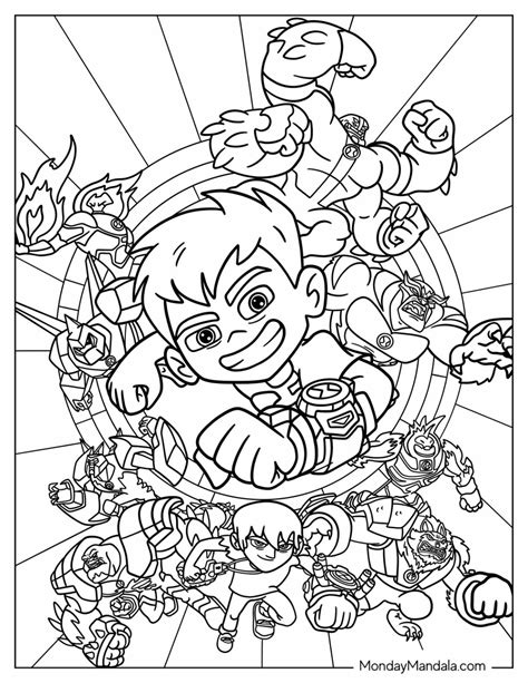 Ben 10 Coloring Images