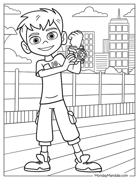 Ben 10 Coloring Pictures To Prin