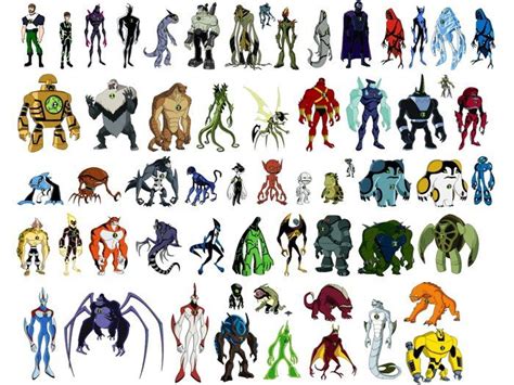 the original ben 10 aliens are heatblast,wildmutt,diamond head, xlr8, greymatter, fourarms, stinkfly, ripjaws, upgrade, and ghostfreak. but cannonbolt and wild vine appered in the second season and ghostfreak escaped then three more aliens DNA added to the omnitrix but theres arent used then upchuck,waybig and ditto showed up...(nobody knows when eye guy showed up but he was first shown in .... 