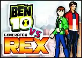 Ben 10 ve Generator Rex Oyunu. 
