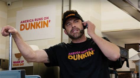 Ben Affleck appears in new Dunkin’ commercial