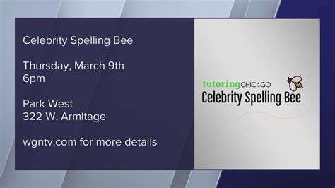 Ben Bradley to participate in 'Chicago Celebrity Spelling Bee'