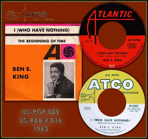 Ben E. King - I (Who Have Nothing) lyrics