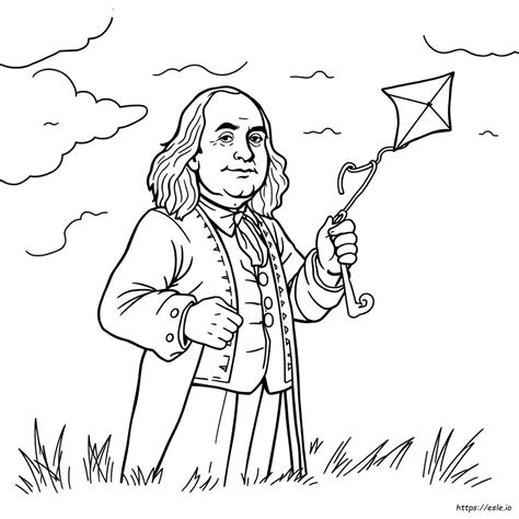 Ben Franklin Coloring Shee