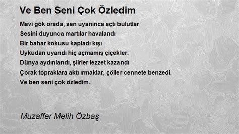 Ben Seni Çok Özledim Şiirler Kültür Şavşat. 