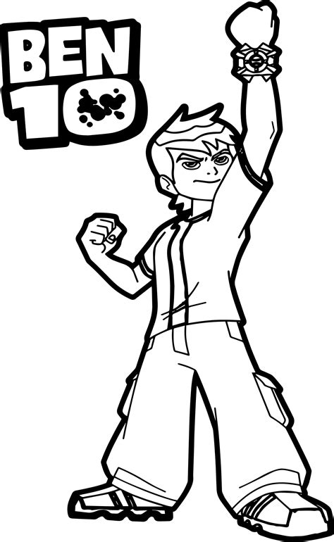 Ben Ten Coloring Pages To Prin