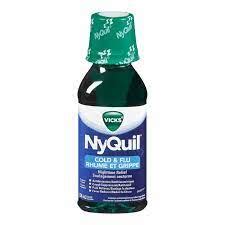 What is Nyquil Cold and Flu? Acetaminophen is a pain reliever and fever reducer.. Dextromethorphan is a cough suppressant. It affects the cough reflex in the brain that triggers coughing. Doxylamine is an antihistamine that reduces the effects of the natural chemical histamine in the body. Histamine can produce symptoms of sneezing, itching, …. 