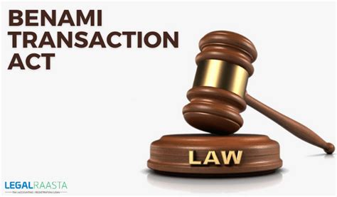 Benami Transactions (Prohibition) Act, 1988 – Meaning