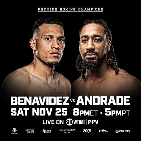 Benavidez vs andrade. Nov 24, 2023 ... Watch the weigh-in as undefeated two-time super middleweight world champion David “El Monstruo” Benavidez and unbeaten two-division champion ... 