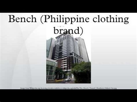 Bench (Philippine clothing brand) - YouTube