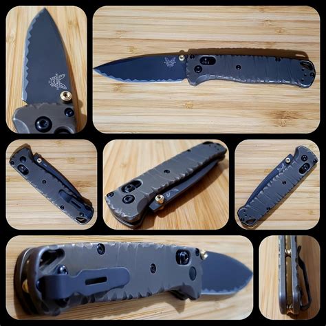 This Model 530 Benchmade Pardue Knife features a 3.25" 