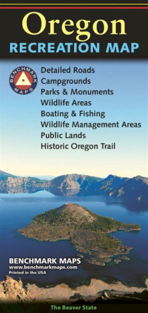 Read Online Benchmark Oregon Recreation Map By Benchmark Maps  Atlases