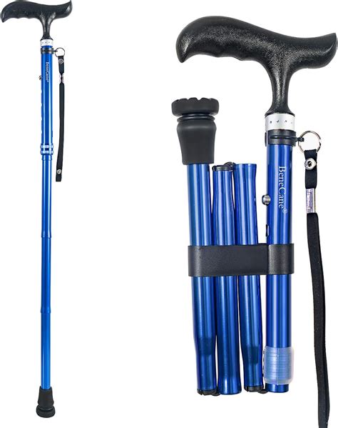 BeneCane Quad Cane Adjustable Walking Cane with Offset Soft Cushioned Handle for Men & Women Lightweight Comfortable with 4-Pronged feet for Extra. . Benecane